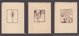 Ugo Ortona, Lotto di tre xilografie, Xilografia