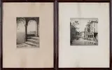 Luigi Olivetti, Venezia | Riviera d'Amalfi, etching and acquatinta