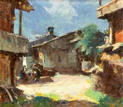 Pio Solero, A village street