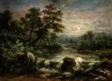 Giuseppe Castiglione, Nocturnal landscape