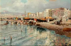 Attilio Pratella, Fishermen at the port
