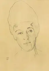 Konstantin Somov, Portrait of Helena Pavlovna Oliva, 1914