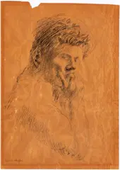 Pericle Fazzini, Self-portrait