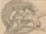Giovanni Battista Crema, A monster capturing a lady