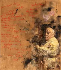 Antonio Mancini, Autobiographical self-portrait, 1929
