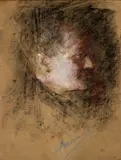 Antonio Mancini, Female portrait
