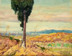 Teodoro Wolf Ferrari, Landscape, 1941