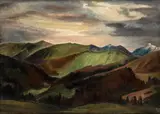 Florian Bosch, Mountainous landscape, 1939