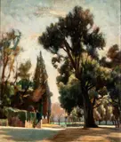 Romeo Costetti, Villa Borghese in Rome, 1930