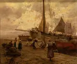 Giuseppe Gheduzzi, Boats at the dock