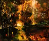 Villa Borghese in Rome by Ugo Attardi, offered Dec 2024