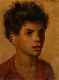 William Apap, Young man portrait, 1942