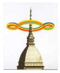 Il Terzo Paradiso by Michelangelo Pistoletto, 2012, Signature and edition on the back, offered Dec 2024