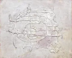 Edgardo Mannucci, Untitled, Polymateric relief on board