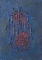 Edgardo Mannucci, Untitled, Polymateric relief on board