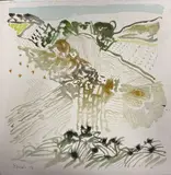 Tullio Pericoli, Paesaggio, 2013, Tullio Pericoli is an artist known worldwide for his portraits of writers and men of culture