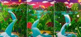 Alvaro Izquierdo, Untitled. Triptych, 2017, Álvaro Izquierdo is a Chilean artist known for his exploration of Latin American themes of identity and landscape.