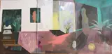Matìas Santa Maria, Untitled. Triptych, 2018, Graduated in Plastic Arts with a mention in painting from the Finis Terrae University in