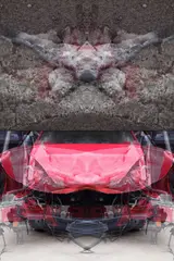 Rorschach (Crash) Test #1ac. Diptych by Mauro Cuppone, 2013, Each work has a limited edition of, offered Dec 2024