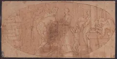 To clothe the naked by Geoffroy Dumonstier, Pen and ink on laid paper, offered Nov 2024