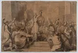 Francesco Podesti, Judith Reveals the Head of Holofernes to the People