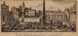 Bartolomeo Pinelli, Urbem Ingreditur anno 1680 die 4 Augusti Dux Radziwil Legatus JOANNIS III. SOBIESKI POLONIAE REGIS ad INNOCENTIUM XI, 1849, Brown ink and watercolor on unlaid paper