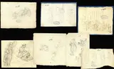 Luigi Vacca, Various figures, studies and sketches, Suite of