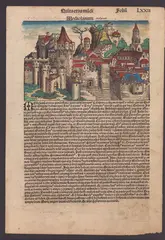 Michael Wolgemut, Mediolanum, Woodcut