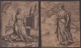 Marcantonio Raimondi, Justice | Servitude, Engraving