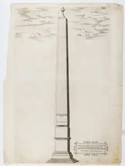 Antonio Lafreri, Obelisci Vaticani, from Speculum Romanae Magnificentiae. Engraving