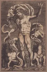 Neptune by Giorgio Ghisi, Engraving, offered Nov 2024