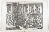 Giorgio Ghisi, The Mocking of the Prisoners, after Giulio Romano. Engraving