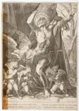 Aegidius Sadeler, Martyrdom of Saint Sebastian, Published by Marco Sadeler. Engraving