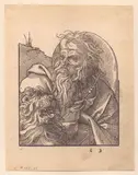 Jost Amman, Saint Jerome, Woodcut