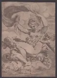 Agostino Carracci, Venus or Galatea, Etching