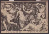 Jan Saenredam, Punishment of Niobe, Engraving