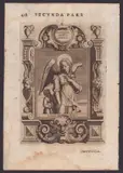 Agostino Carracci, The Archangel and Tobias, Etching