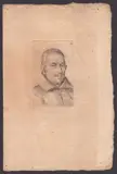 Ottavio Leoni, Portrait of a middle-aged man, Etching and engraving