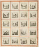 Scenes with Figures and Architectural Background by Jacques Callot, Lot of, offered Nov 2024