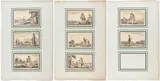 Stefano della Bella, Various figures, Lot of eight etchings. Etching