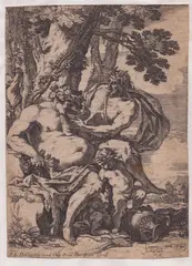 Nicolas Chaperon, Silenus, Etching