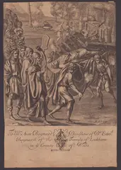 Pierre Lombart, Funeral of Miseno, Etching and engraving