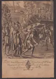 Pierre Lombart, Funeral of Miseno, Etching and engraving