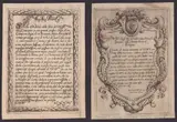 Cartouches and Ornate Fields by Domenico Santi detto il Mengazzino, 1695, Total of, offered Nov 2024