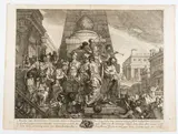 Gerard de Lairesse, The Anointing of Solomon, Etching