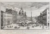 Gomar Wouters, Piazza Navona antico circo agonale dell'imperatore Severo Alessandro edificata su le riune di esso..., Etching