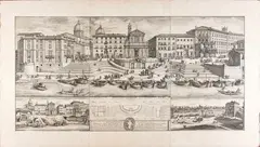 Alessandro Specchi, Prospetto del Nuovo Navale di Ripetta..., Etching