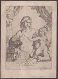 Giacomo Gallinari, Venus and Cupid, Etching