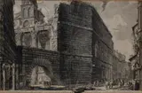 Veduta degli Avanzi del Foro di Nerva by Giovanni Battista Piranesi, Etching, offered Nov 2024