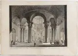 Veduta interna del Sepolcro di S. Costanza, fabbricato da Costantino Magno, ed erroneamente detta il tempio di Bacco by Giovanni Battista Piranesi, Etching, offered Nov 2024